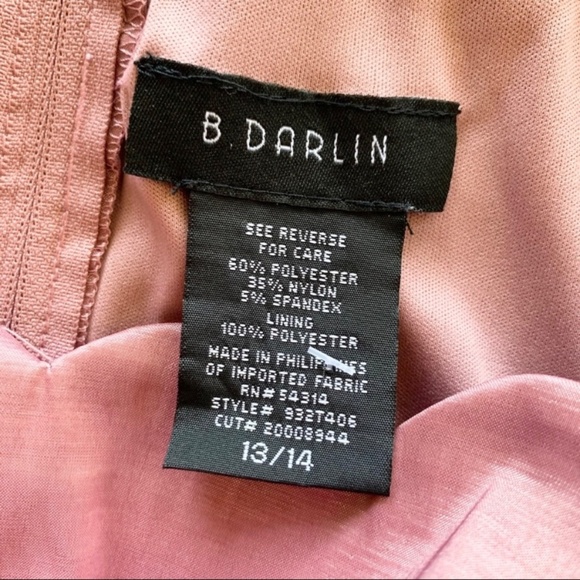 B Darlin evening dress 13/14 junior new - Picture 4 of 10